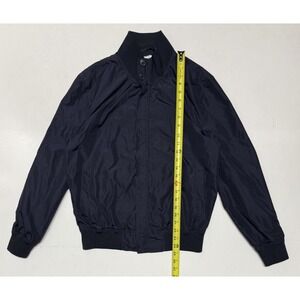Everlane Bomber Jacket Men's Size Small Navy Blue Full‎ Zip Pockets